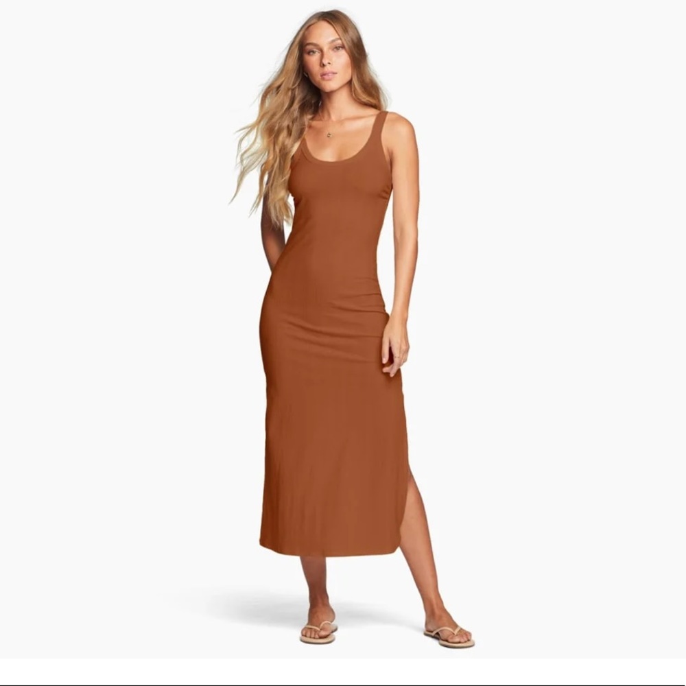 Vitamin A West Organic Rib Tank Dress